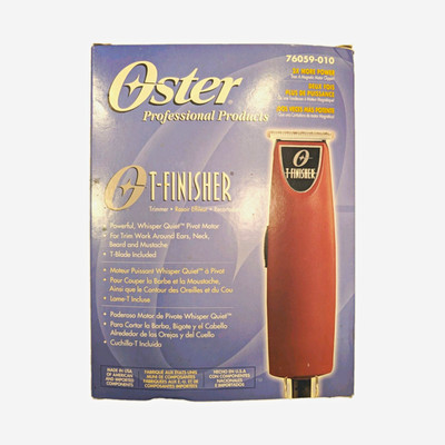 Oster T-Finisher Corded Trimmer Red Electric Pivot Motor 76059-010 NEW IN BOX