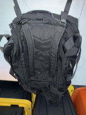 Borsone Condor nero chiusura zip cinghie imbottite tasche esterne