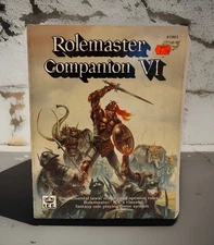 1992 Rolemaster Companion VI 6 RPG Role Playing Game ICE Iron Crown Enterprises