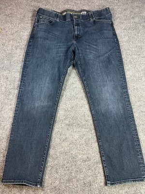 Lee Extreme Motion MVP Jeans Mens 42x30 Athletic Fit Stretch Y2K Dadcore Tapered