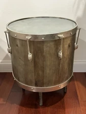 Craig Drum Accent Table By Home Meridian Mirrored Top High Quality Construction