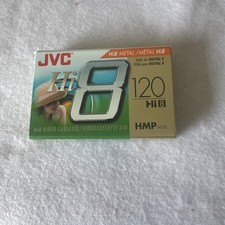 JVC Hi8 Metal 120 Tape Video Cassette P-6120HMDU Sealed NEW VINTAGE
