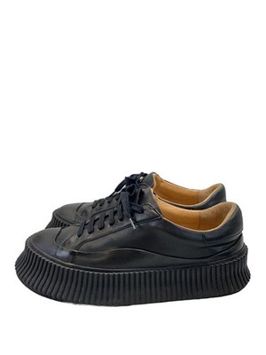 Jil Sander Low Cut Sneakers 38 Blk J15Ws0002 G8l88