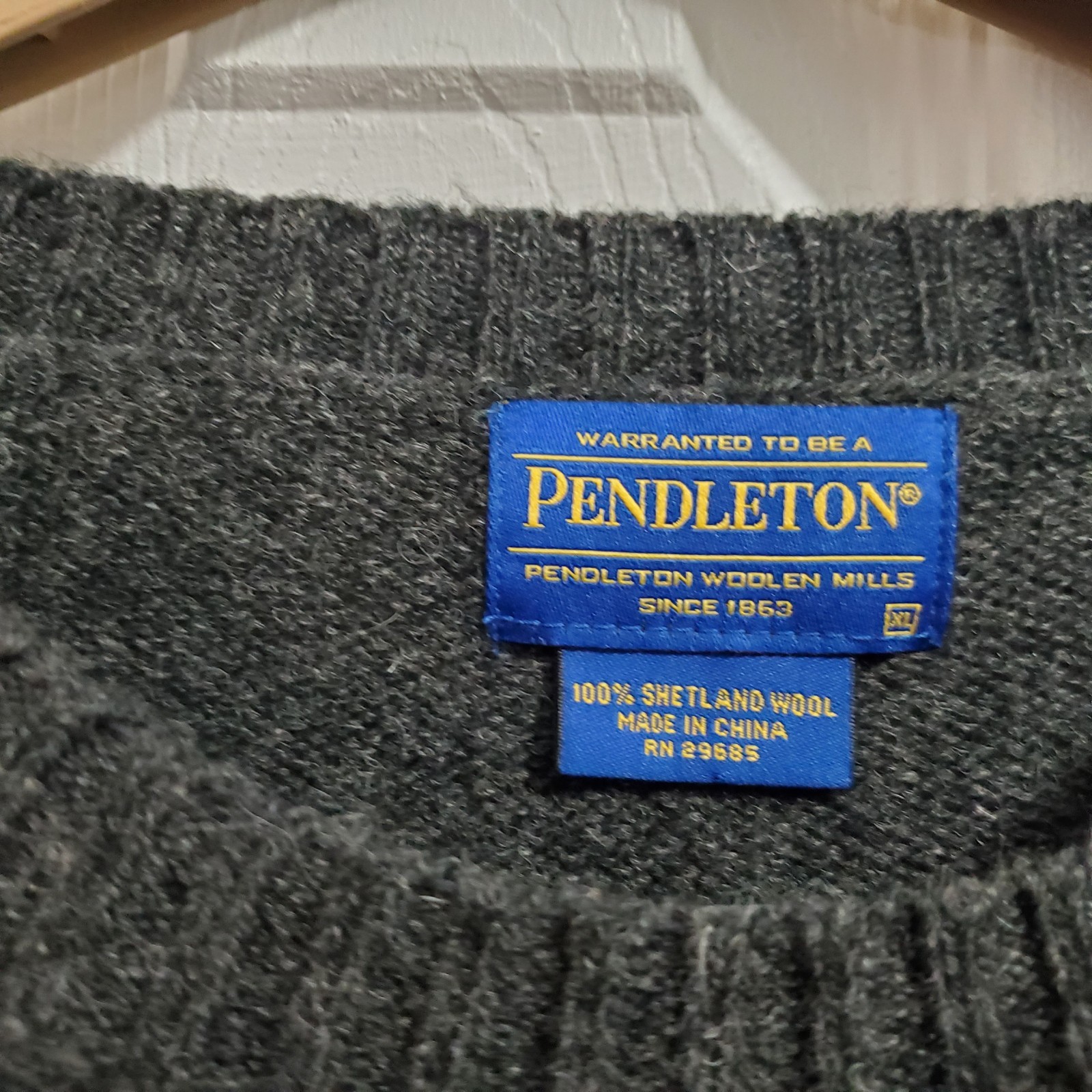 Pendleton Shetland 100% Wool Pullover Sweater Men… - image 3