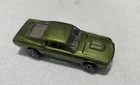 Hot Wheels 1968 Redline Custom Mustang Antifreeze Green/Brown Interior