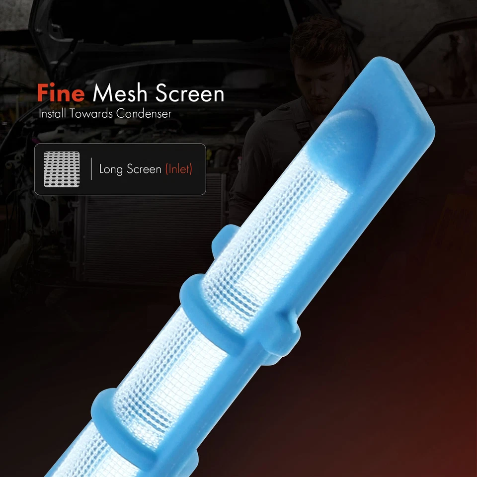 Tubo de orificio de aire acondicionado para Ford F-150 1980-2008 F-250 F-350 Ranger LTD Lincoln Mercury Foto 2 de 4