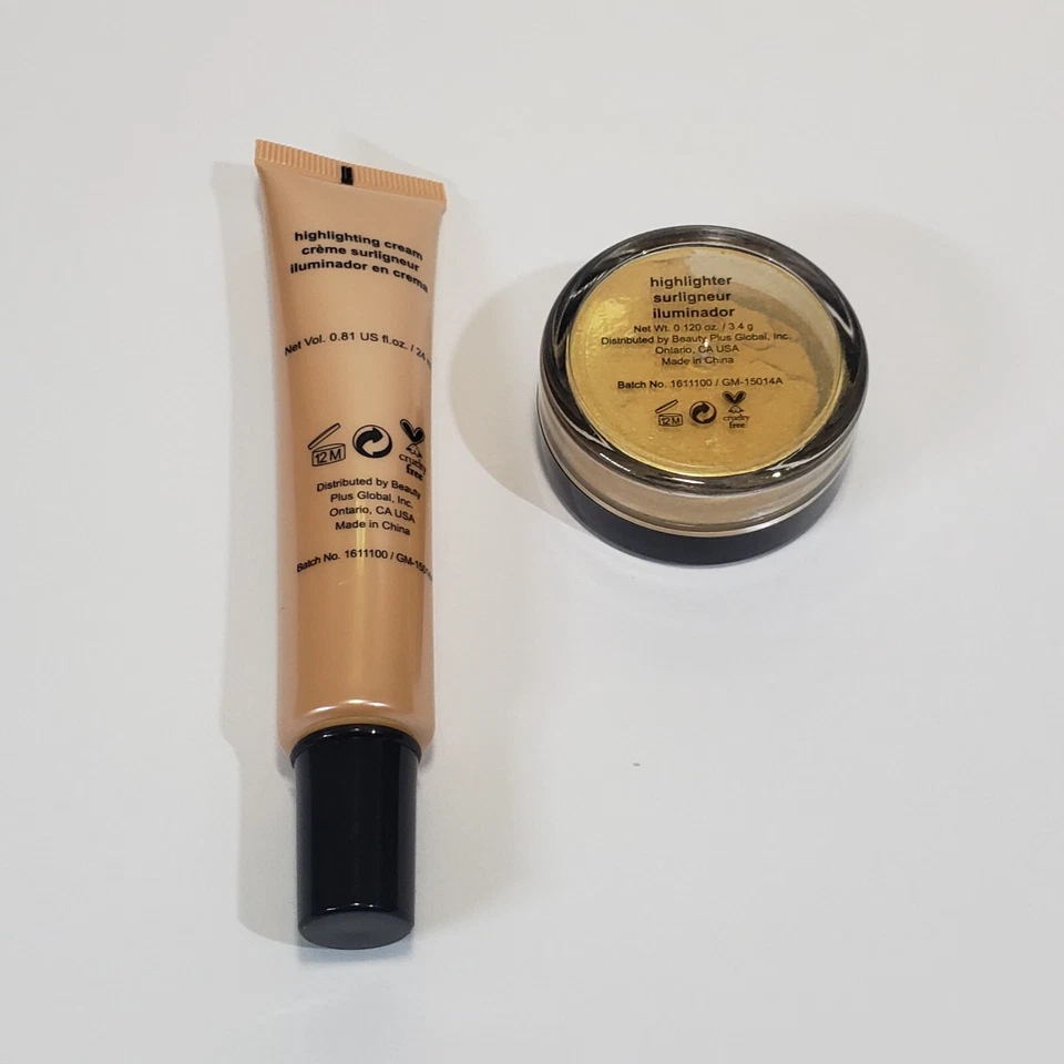 Шампанское зарево крем и порошок хайлайтер комплект 2 шт новый город цвет  - Изображение 4 из 4