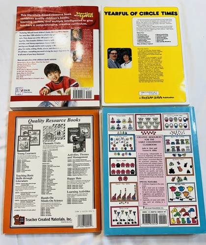 Early Childhood Education Book Lot Teachers Aid Homeschooling Learning Art - 第 10/12 張圖片
