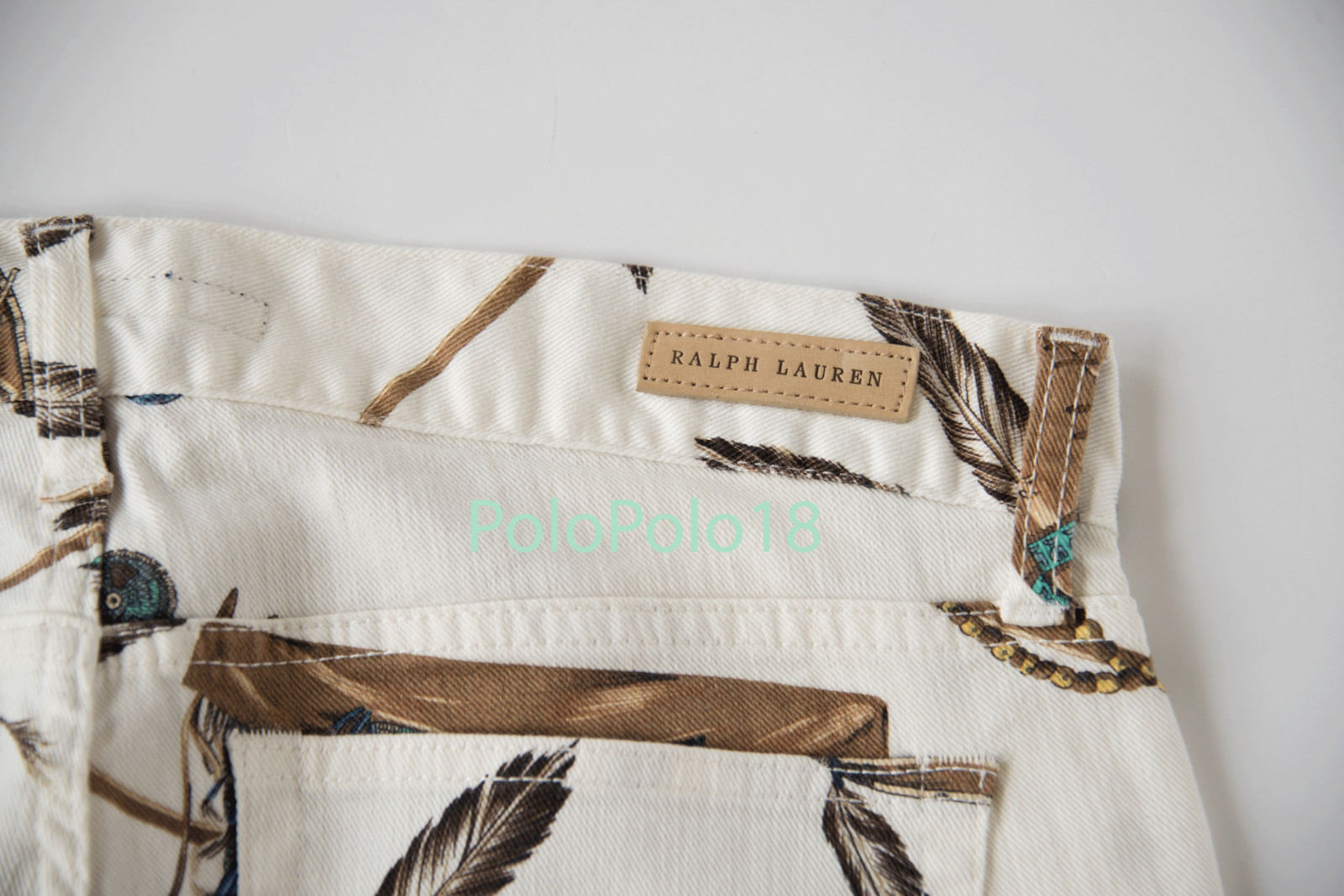 New $398 Ralph Lauren Sport Women Jeans Denim Pants image 6