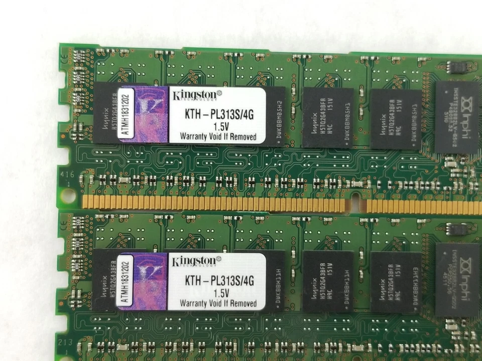 64GB Kit (16x 4GB) Kingston PL313S/4G PC3-10600R Server Memeory RAM - Image 3 of 4