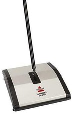 Bissell Natural Sweep Carpet and Floor Sweeper with Dual Rotating System and 2 C