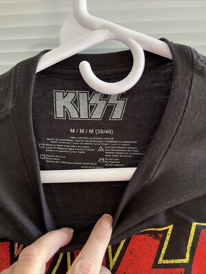 バンド Tシャツ Vintage KISS 1977 World Tour T-Shirt Size Medium Rock Band | eBay