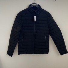 with tags Moose Knuckles Black lightweight down puffer Jacket S G1N