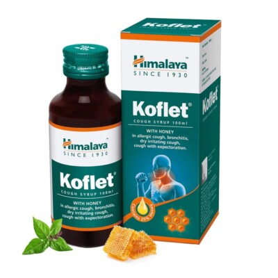 Himalaya Koflet Sirup|100ml| Linderung von Husten, Halsschmerzen.
