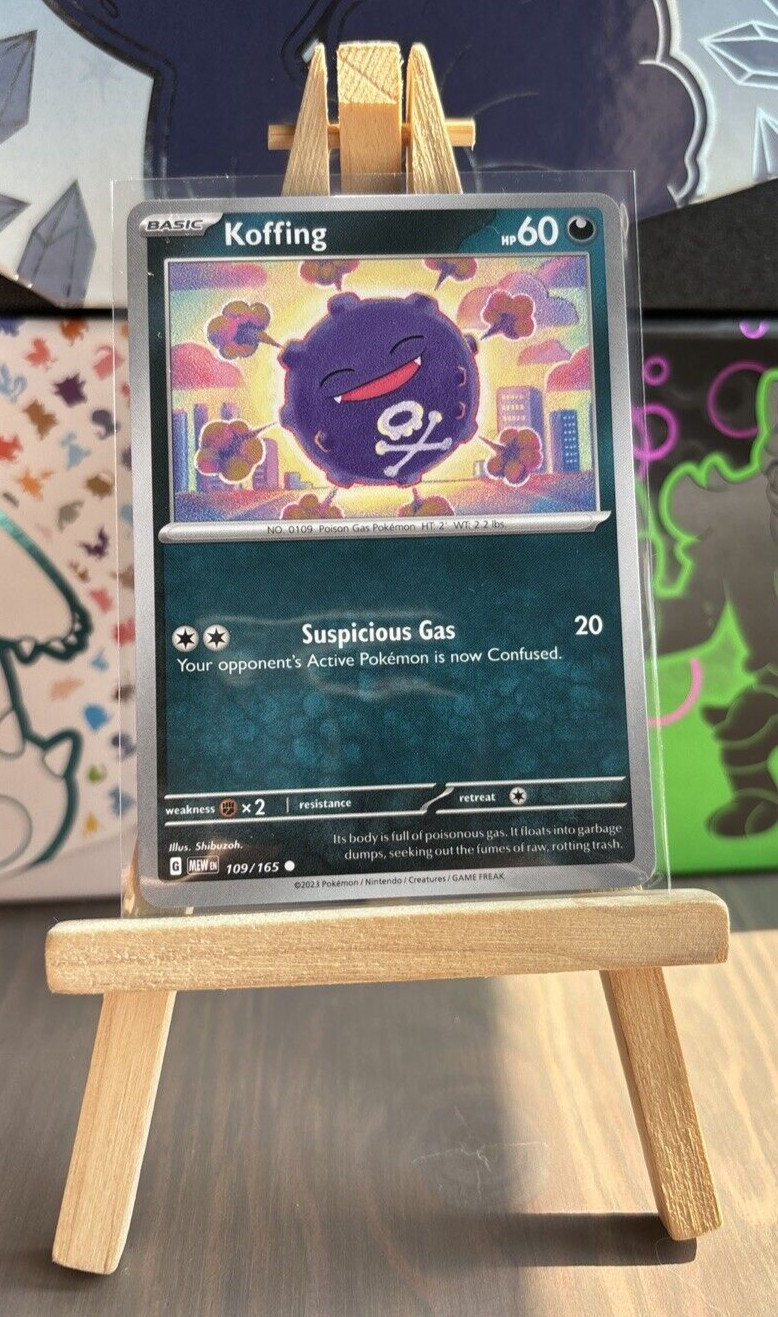 Koffing Pokemon Scarlet & Violet-151 109/165 Regular Common NM Near Mint