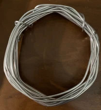 Antenna Grounding Kit: 0.125" Solid Aluminum Wire (20ft) and Coax Ground Block
