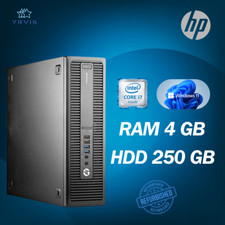 PC DE BUREAU HP 800G2 SFF INTEL I5 RAM 4 Go HDD 250 Go WIN 11 PRO RECONDITIONNÉ