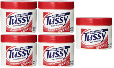Tussy Deodorant Cream Original, Fresh Spice - 1.70 Oz (5 Pack)