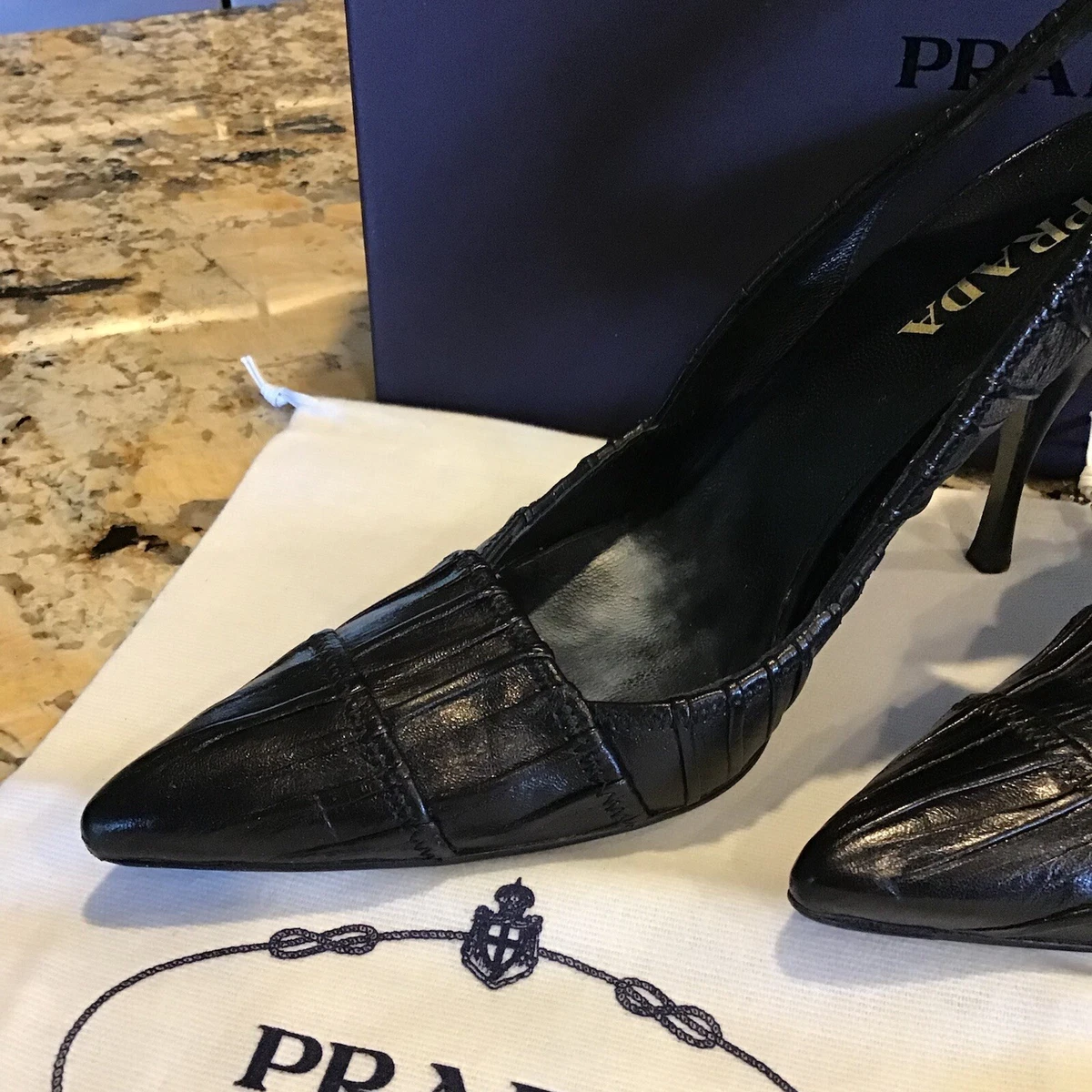 Prada Vintage High Heel Slingback