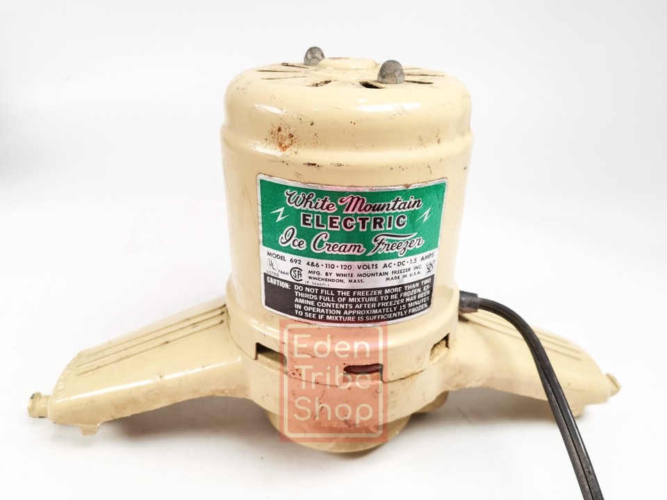White Mountain Electric Ice Cream Freezer Replacement Working Motor