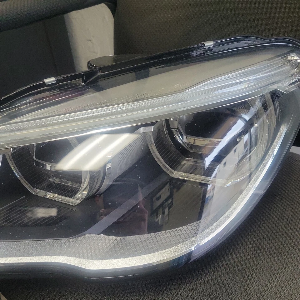 Driver Left Led Adaptive Headlamp Assembly 63117394917 Fits 16-18 BMW 650I OEM - Image 4 of 4