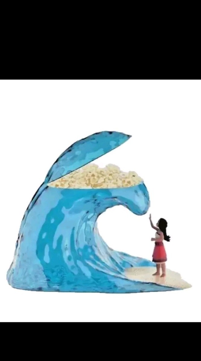 NEW Moana 2 Wave Popcorn Bucket Bucket & Boat Regal Exclusive +