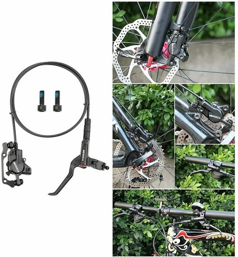 Pinza de palanca de freno de disco hidráulico para bicicleta de montaña delantera trasera con pastillas - Imagen 4 de 14