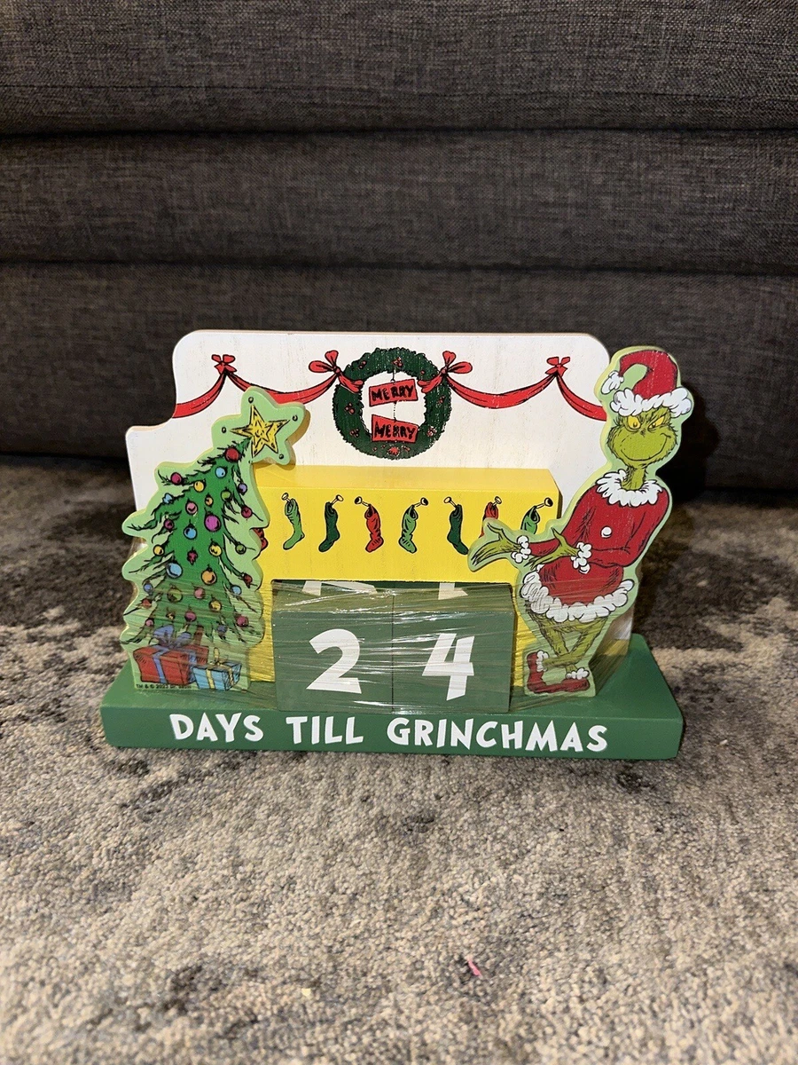 THE GRINCH Christmas Advent CALENDAR 🎄 Wood | eBay