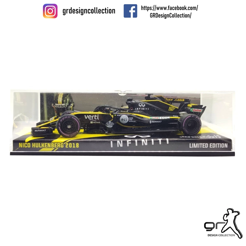 Nico Hulkenberg - Renault R.S. 18 - F1 GP 2018 / Altaya - IXO / 1:43 - Immagine 2 di 4