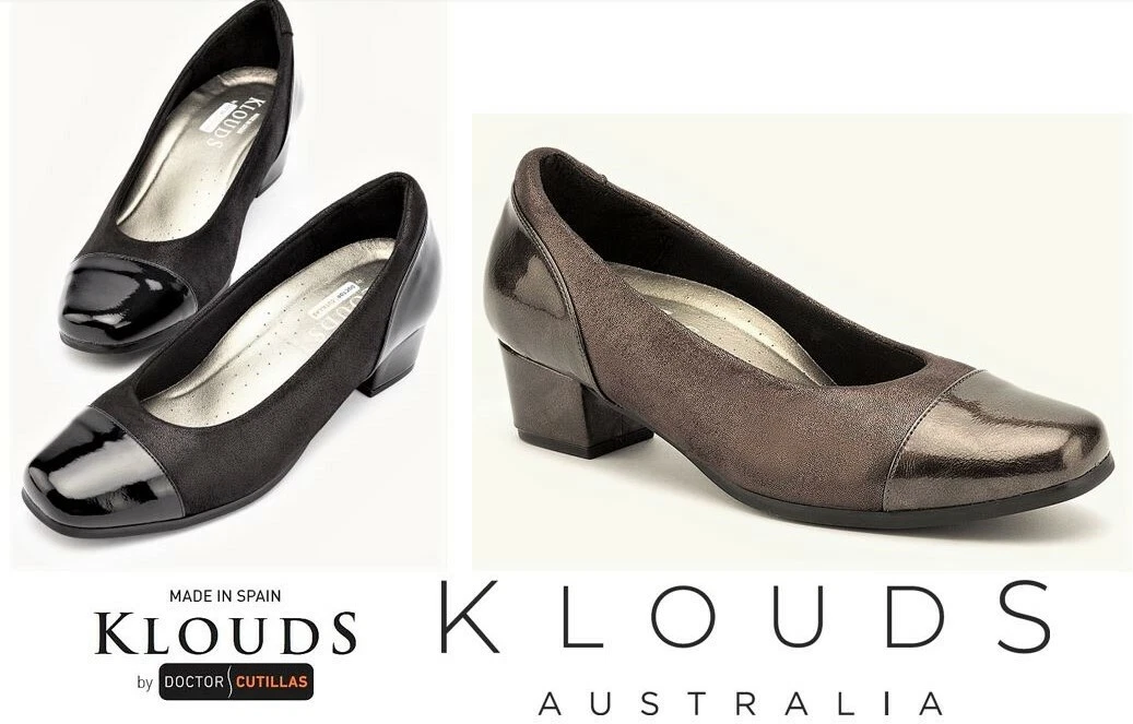 Klouds shoes by Doctor Cutillas Orthotic comfort leather heels Klouds Ginebra