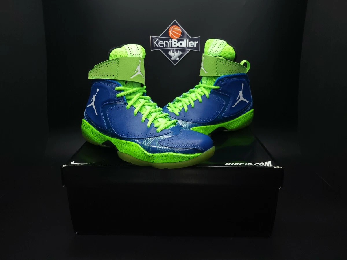 Air Jordan 2012 Deluxe Sprite Blue Volt ID UK 9 US 10 Brand New With Box