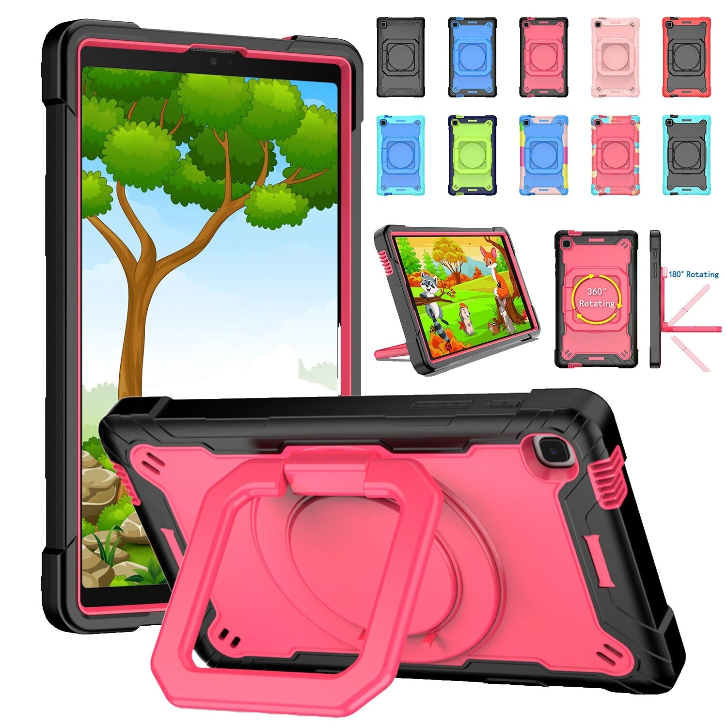 Silicone/Gel/Rubber Tablet & eReader Protective Shells/Skins Folios for Samsung