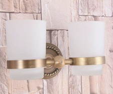 Antique Brass Wall Mounted Bathroom Accessories Toothbrush Holder sba223