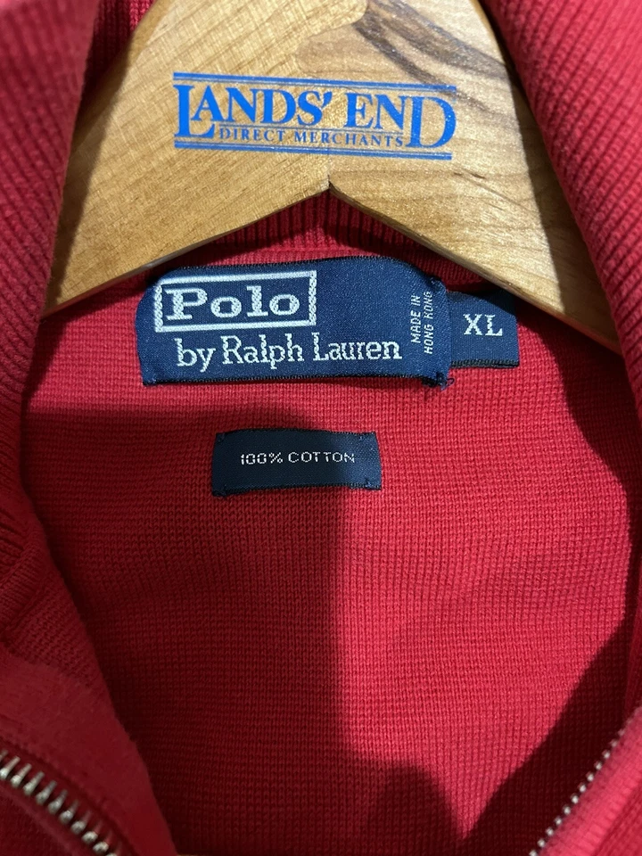 Moletom com capuz Polo Ralph Lauren feminino zíper completo tamanho adulto GG 100% algodão - Imagem 4 de 4