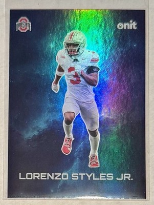 Lorenzo Styles Jr 2025 Onit Gravity Galaxy Insert Ohio State Buckeyes Football