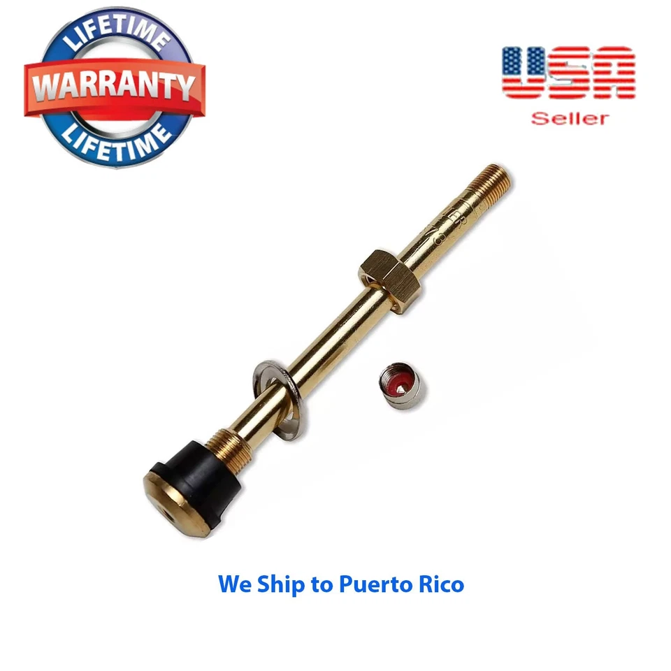 100 Kits TR573 Truck Tire Valve Stem Wheels 22.5 /24.5 For Rim Φ.625".L: 4.527" - Image 2 of 4