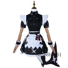 Zenless Zone Zero Ellen Joe Cosplay Costume Shark Maid Dress Outfit Full Set New