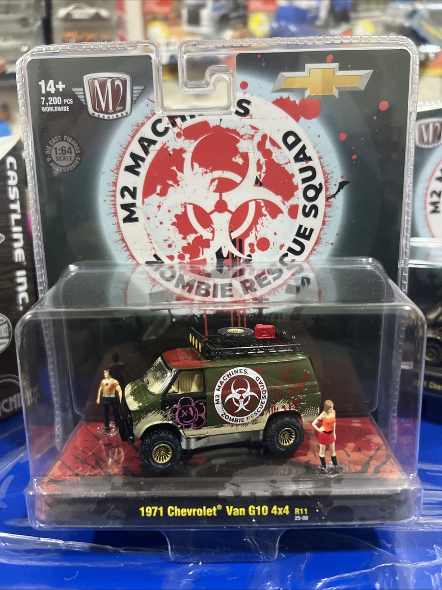 M2マシーン Edelbrock 1971 Chevrolet Van G10 M2 MACHINES 1971 CHEVROLET G10 VAN LOWRIDERS LOW RIDERS 1/64