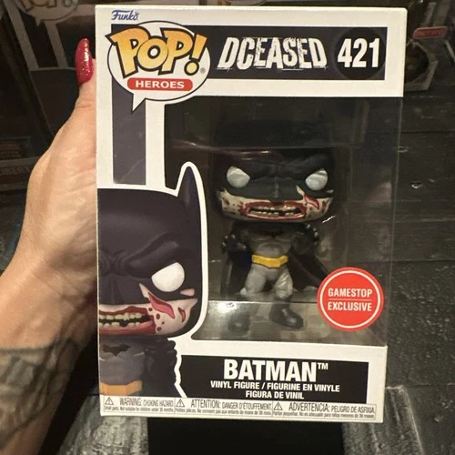 Funko Pop 421 Batman Deceased Vinyl Figure DC Gamestop Exclusive