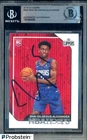 #1 Shai Gilgeous-Alexander Signed 2018-19 Hoops #262 RC Rookie BGS BAS AUTO