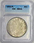 1921 S Morgan Silver Dollar ICG MS65
