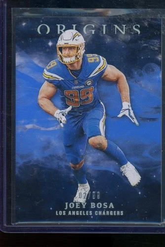 2019 Panini Origins Football Blue Joey Bosa #47