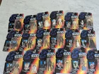 Lot of 18 Star Wars Red Card POTF sealed on card - See list/pictures for detail