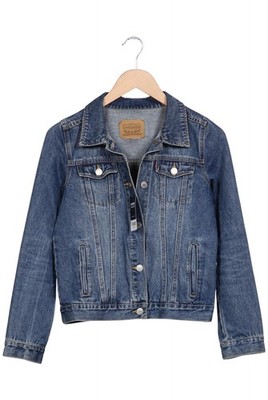 Levis Jacke Damen Anorak Jacket Kurzmantel Gr. S Blau #eujf3au