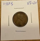 1923 S Lincoln Wheat Cent Penny F-VF “Actual Coin Pictured"