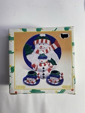 Snowman Tea Set 7 Pc