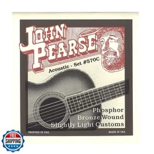 John Pearse Strings Strings 570C For Acoustic Guitar - Phosphor Bronze Wound 