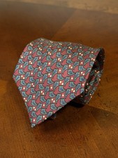 Polo Ralph Lauren Men's Micro Paisly Silk Tie Made In USA