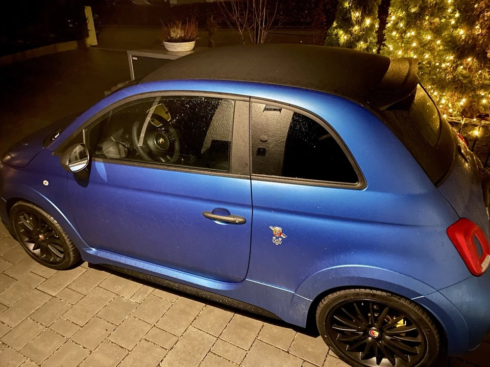 Fiat 500 Abarth MAK XLR Radsatz 7Jx17 Et 35 Schwarz Matt 205/40R17 Nexen Brembo - Bild 3 von 3