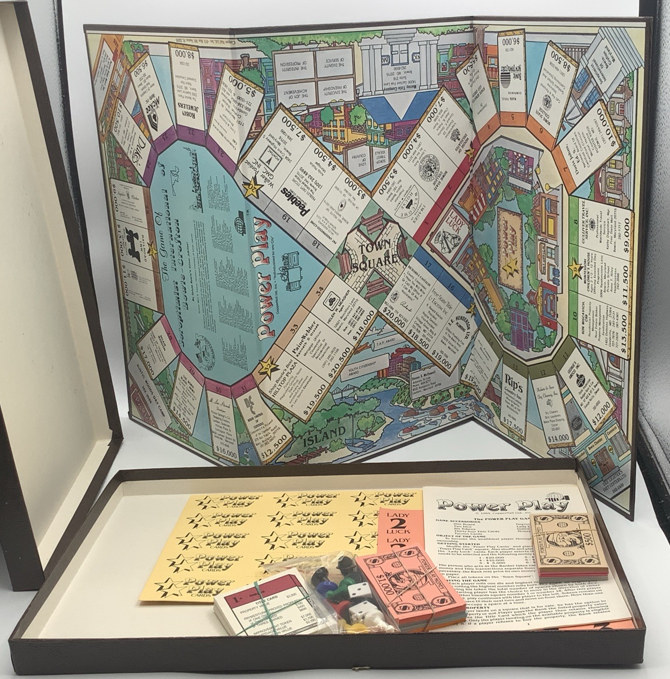 Power Play 1984 Copernail Vintage Board Game